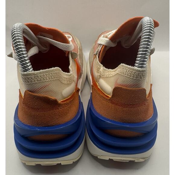 Nike Waffle One Women’s 7 DC2533-200 Pearl White Orange Mesh Suede Sneakers - Picture 4 of 9